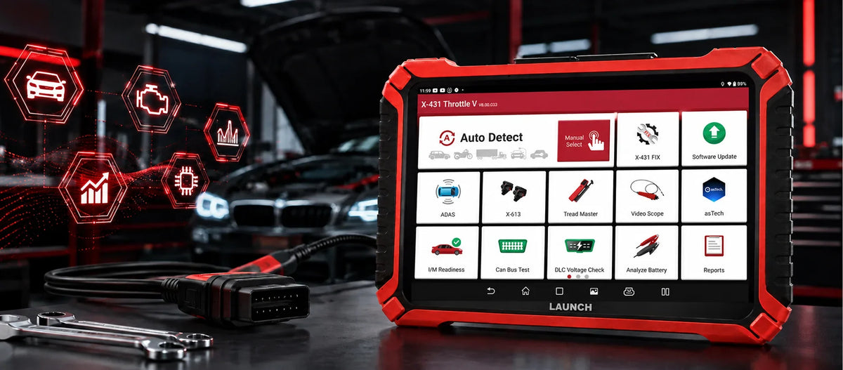 Professional Car Diagnostic Scanner With Live Data and Updates
