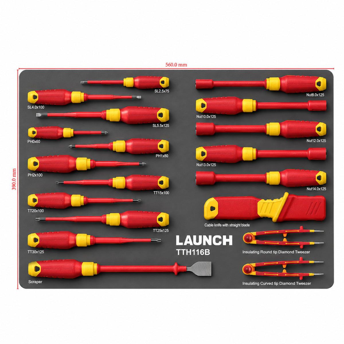 LAUNCH TTH116 EV Tool Cart